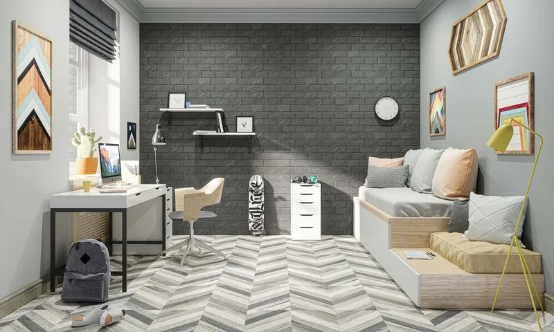 Мозаика Estima Terra anthracite, LN03/TE03 5х5 30x30, неполированная