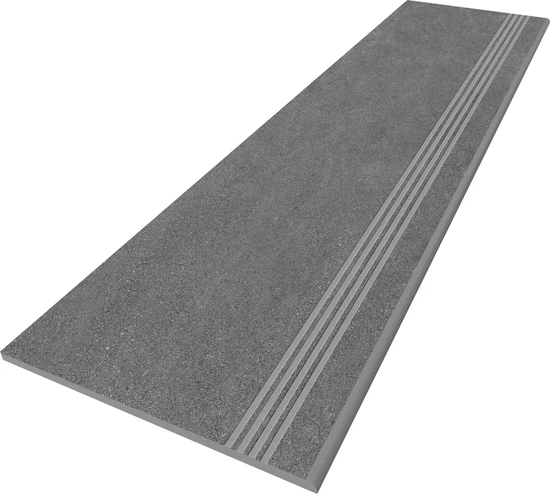 Ступень Estima Luna anthracite, LN03 30x120, неполированная с насечками