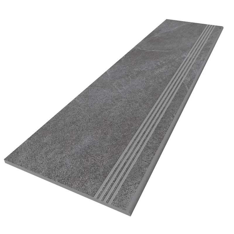 Ступень Estima Terra anthracite, TE03 30x120, неполированная с насечками