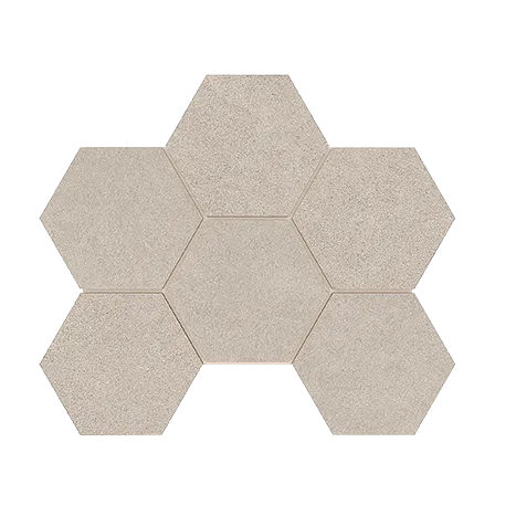 Мозаика Estima Terra beige, LN01/TE01 Hexagon 25x28.5, неполированная
