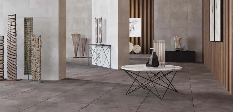 Керамический гранит Estima Traffic dark grey, TF03 80x160x11, неполированный ректификат