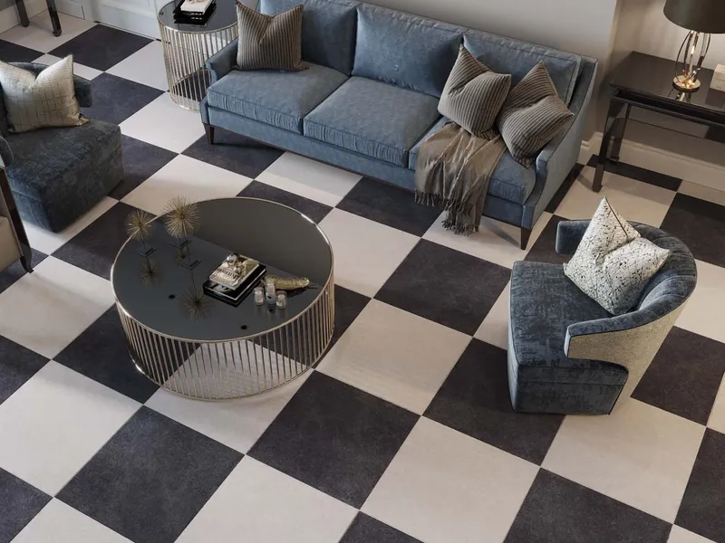 Керамический гранит Estima Luna white, LN00 80x80x11, неполированный ректификат
