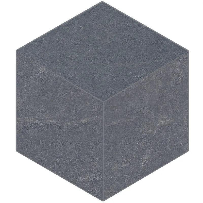 Мозаика Estima Terra black, LN04/TE04 Cube 29x25, неполированная