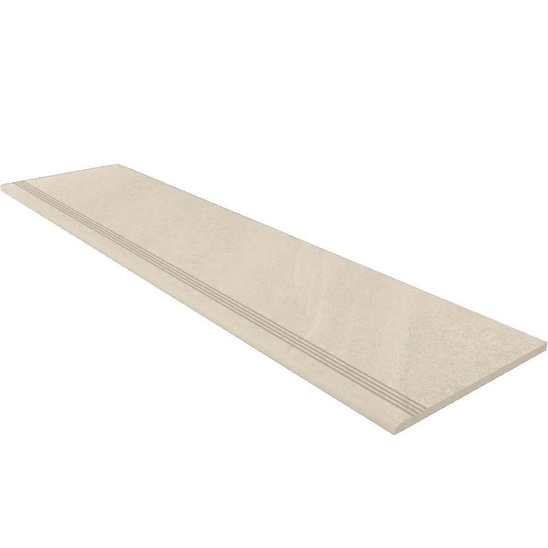 Ступень Estima Gabbro white, GB01 30x120x10, неполированная с насечками