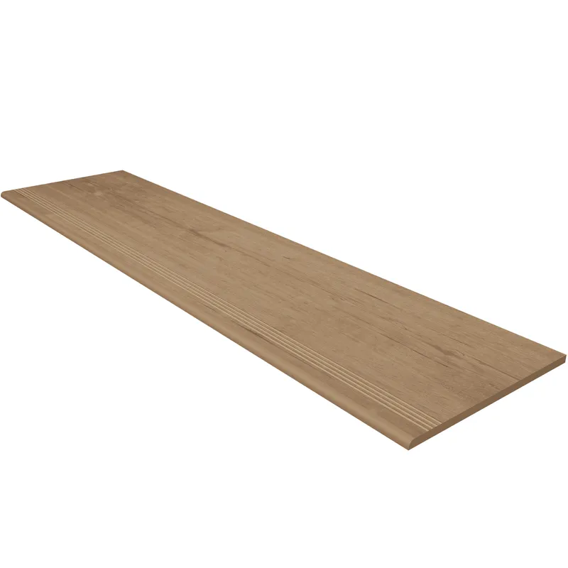 Ступень Estima Classic Wood rusty beige, CW03 30x120x10, неполированная с насечками