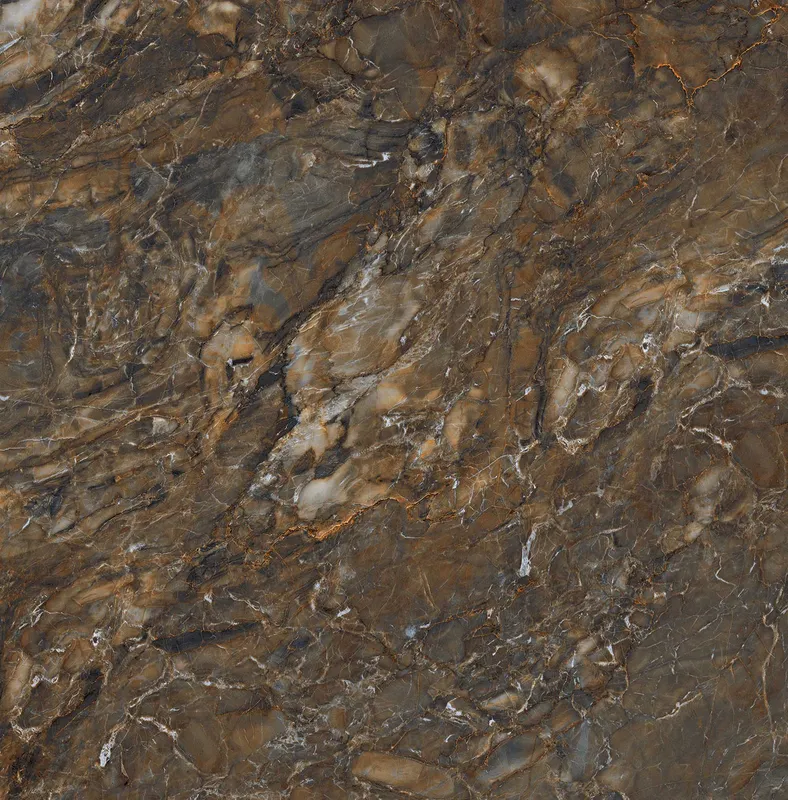 Керамический гранит Estima Bernini dark brown, BR04 80x80x11, неполированный ректификат