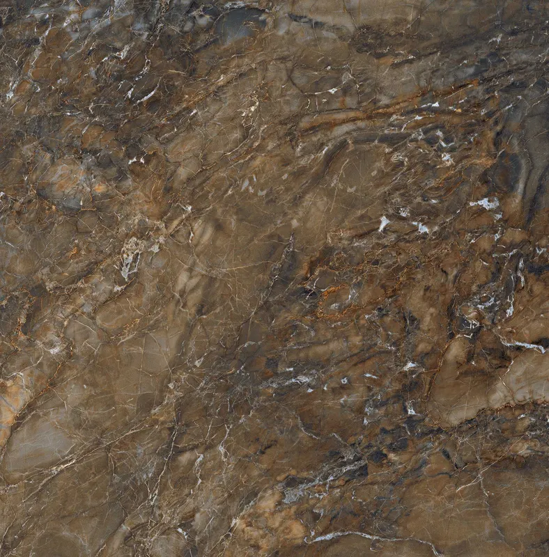 Керамический гранит Estima Bernini dark brown, BR04 80x80x11, неполированный ректификат