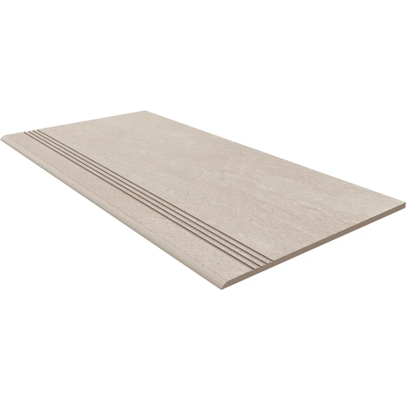 Ступень Estima Tramontana ivory, TN00 30x60x10, неполированная, с насечками
