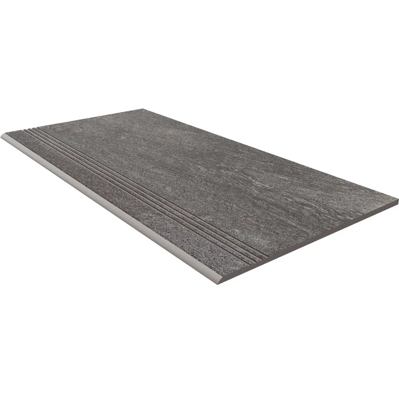 Ступень Estima Tramontana anthracite, TN02 30x60x10, неполированная, с насечками