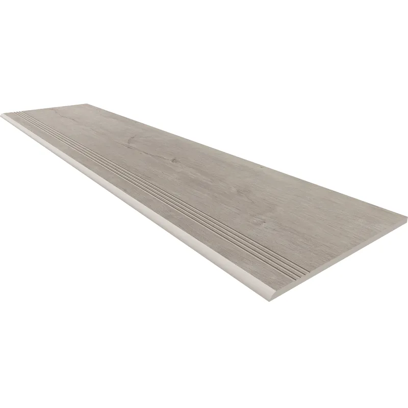 Ступень Estima Soft Wood grey, SF03 30x120x10, неполированная с насечками