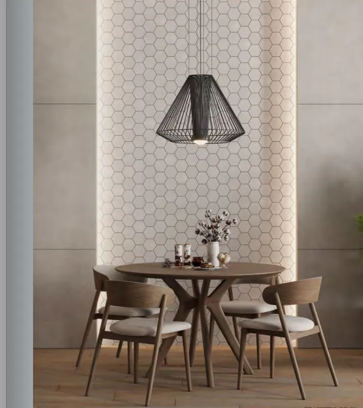 Мозаика Estima Graffito light beige, GF02 Hexagon 25x28.5, неполированная