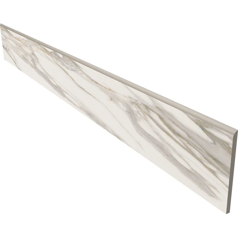 Плинтус Estima Miramare white, RM01 7x60 неполированный