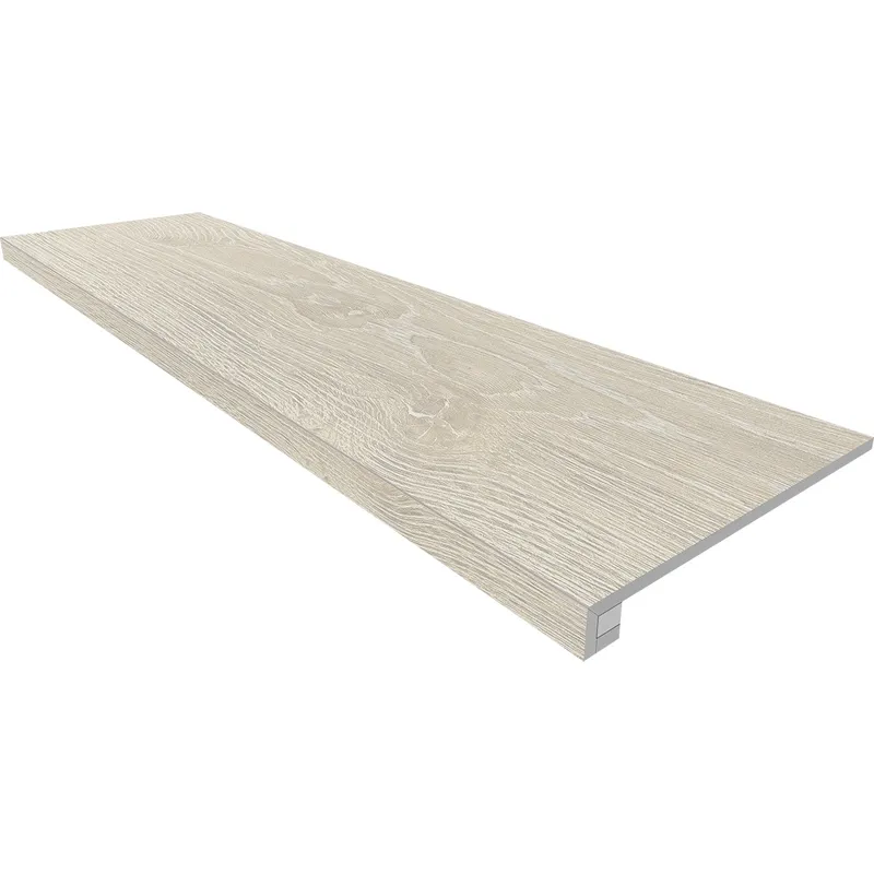 Ступень Estima Kraft Wood nordic, KW00 33x120, структурированная, бортик без насечек + подступенок 14,5x120