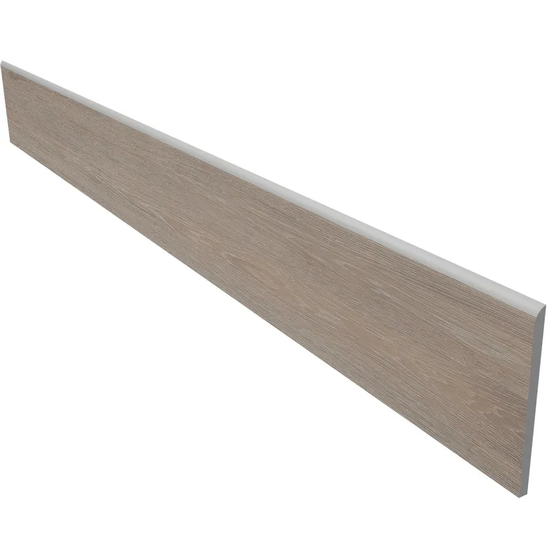 Плинтус Estima Kraft Wood light grey, KW02 7x60, структурированная