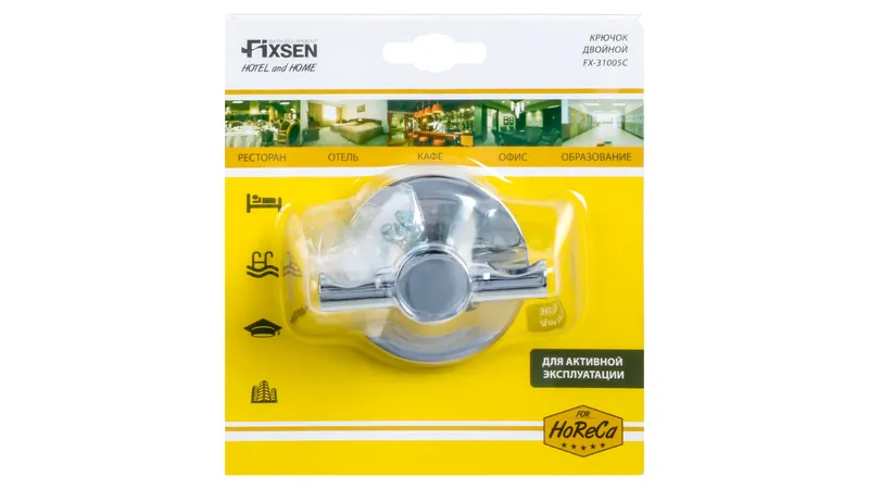 Крючок Fixsen Hotel двойной — вид под углом