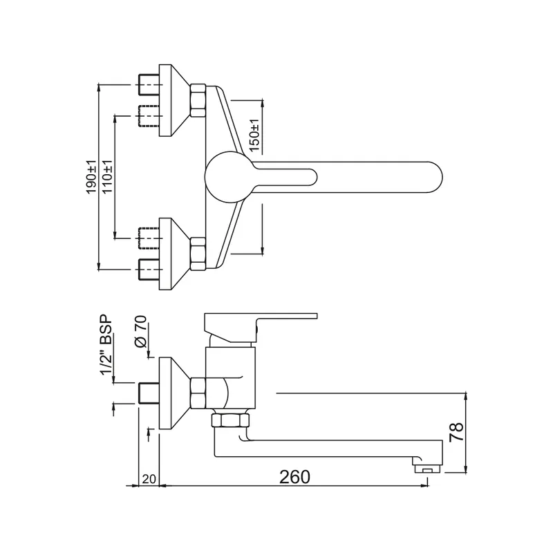 Смеситель для кухонной мойки Jaquar Fusion FUS-CHR-29163 — вид под углом