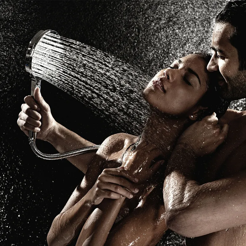 Ручной душ Jaquar Rain Shower с эффектом аэрации, d 10.5 см, хром — лейка отдельно вид спереди