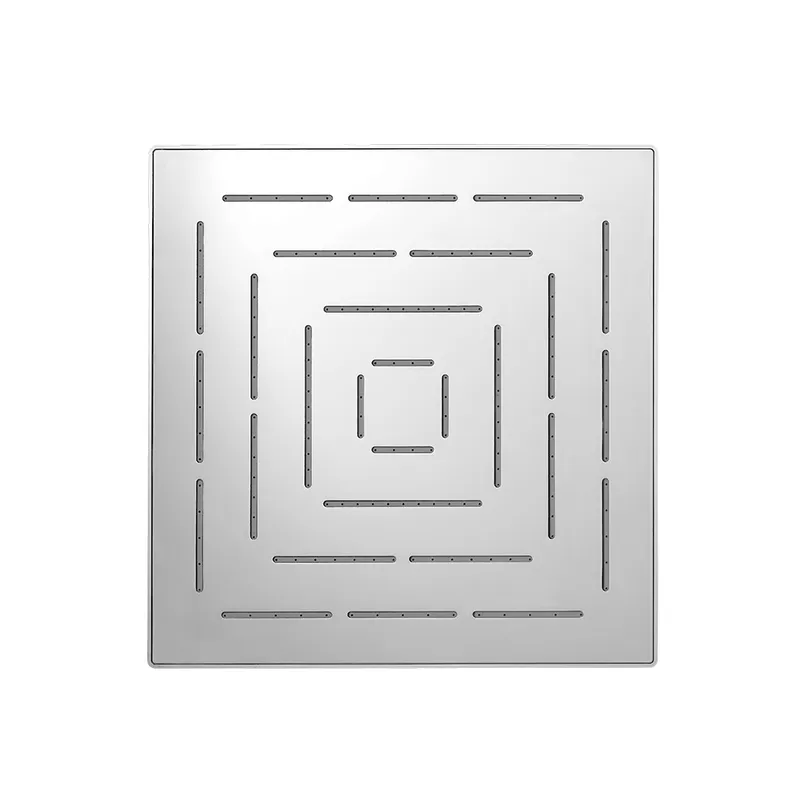 Верхний душ Jaquar Maze, 24 х 24 см, хром — лейка душа крупным планом