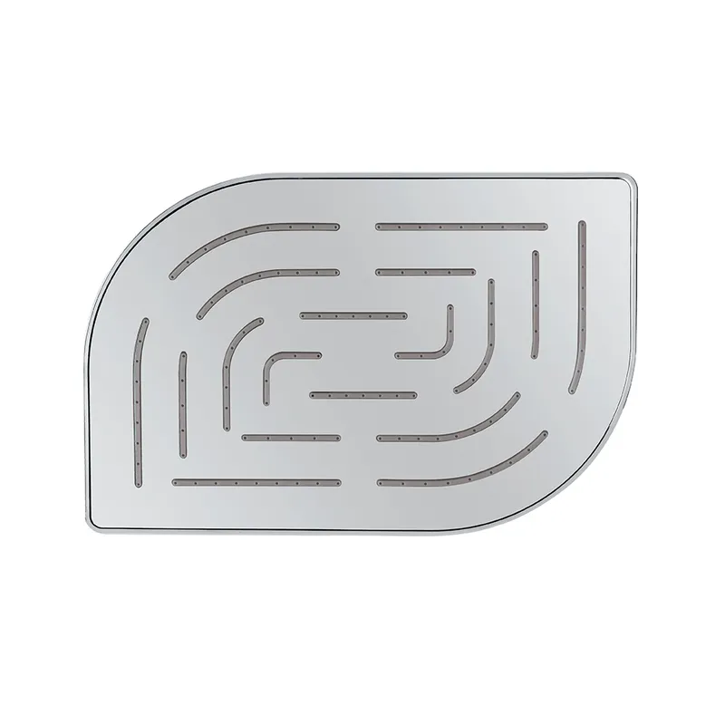 Верхний душ Jaquar Alive Maze, хром, 30x20 cм — лейка душа крупным планом
