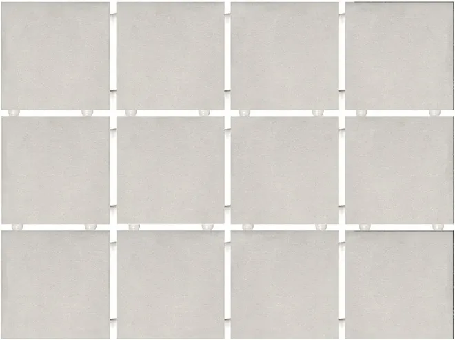Амальфи серый светлый матовый из 12 частей 9,8x9,8