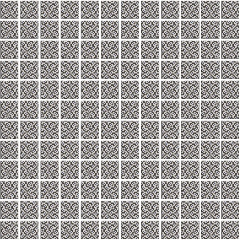 Кастелло орнамент серый матовый 29,8x29,8