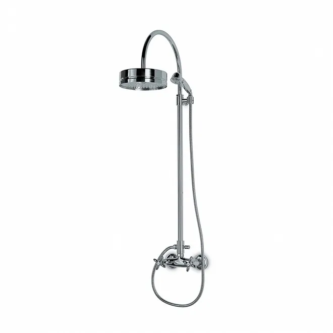 Душевая стойка Kerama Marazzi Muse со смесителем, с переключателем потоков, хром глянец