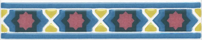 Бордюр Алькасар глянцевый 15x3,1