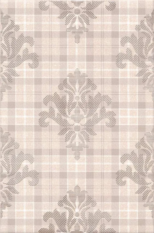 Декор Традиция Клетка матовый 20x30