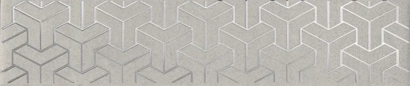 Бордюр Ломбардиа серый матовый 25x5,4