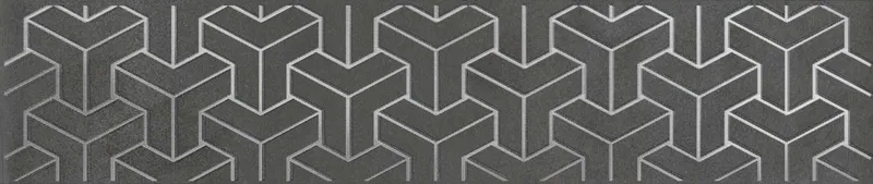Бордюр Ломбардиа антрацит матовый 25x5,4