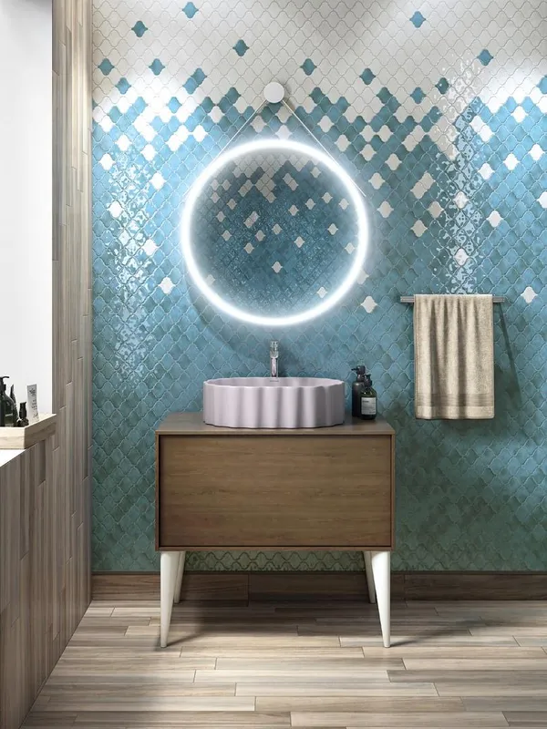 Тумба KERAMA MARAZZI Atollo напольная/подвесная с ящиком 80, деревянная