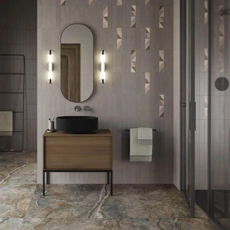 Тумба KERAMA MARAZZI Atollo напольная/подвесная с ящиком 80, деревянная