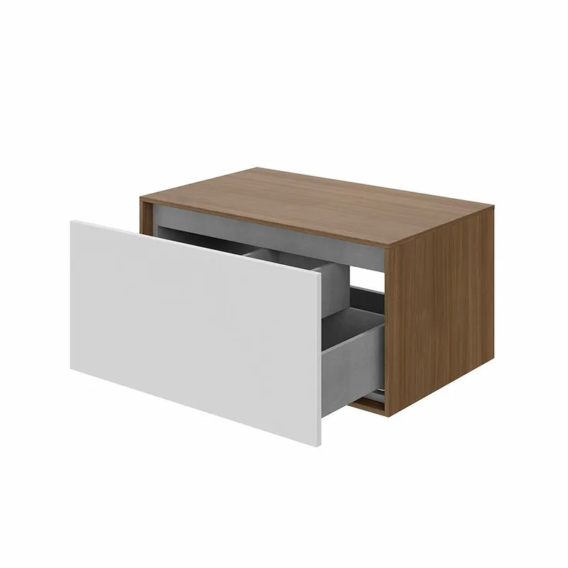 Тумба KERAMA MARAZZI Atollo напольная/подвесная с ящиком 80, белая матовая