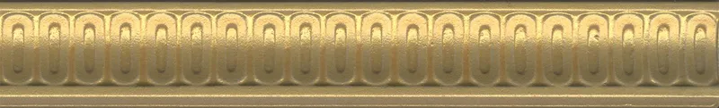Бордюр Борромео золото матовый 25x4