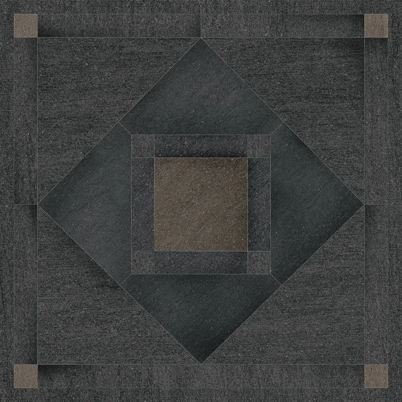 Декор Базальто обрезной 80x80