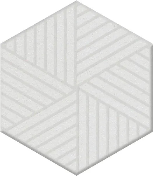Декор Агуста белый 6x5,2