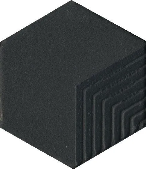 Декор Агуста черный 6x5,2