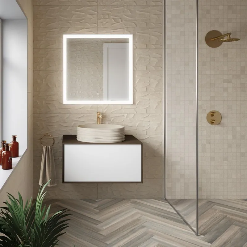 Раковина ARTBASIN Sabbia накладная 50, песочная матовая