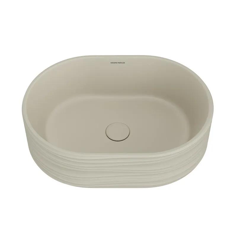 Раковина ARTBASIN Sabbia накладная 50, песочная матовая