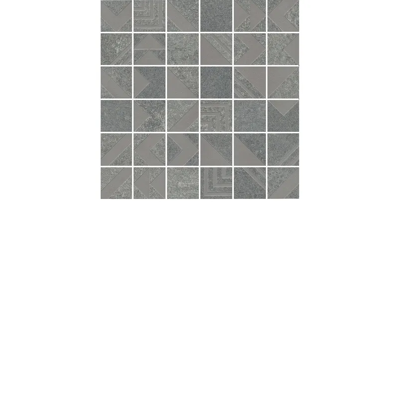 Декор Про Нордик серый мозаичный 30x30