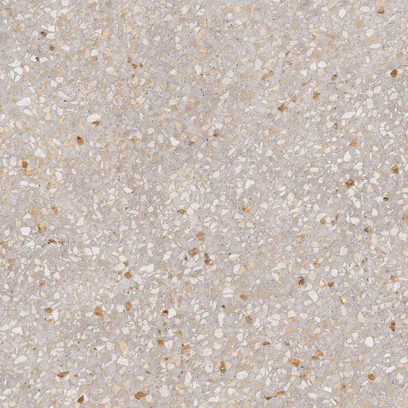 Терраццо бежевый обрезной 60x60