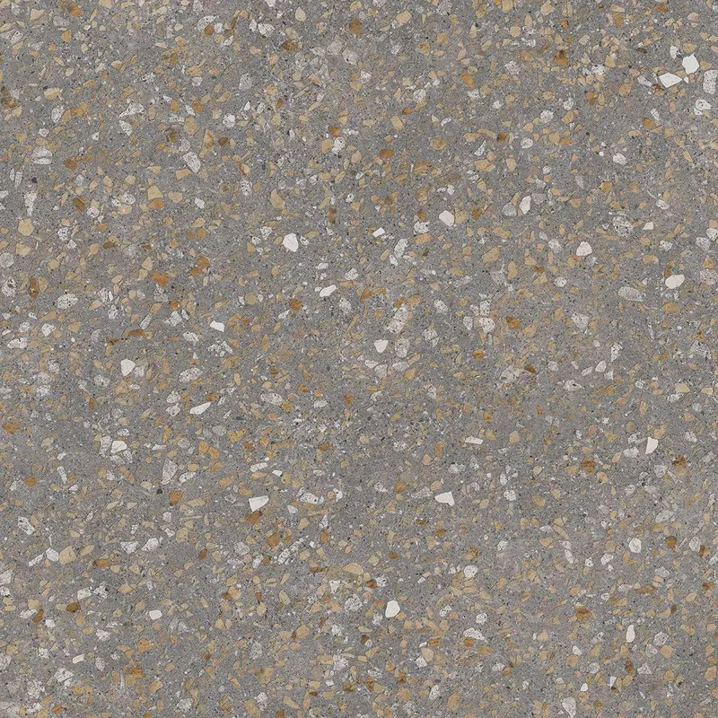 Терраццо коричневый обрезной 60x60