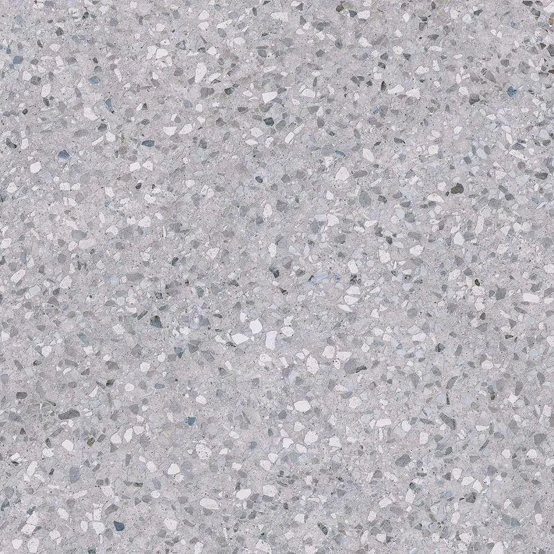 Терраццо серый обрезной 60x60