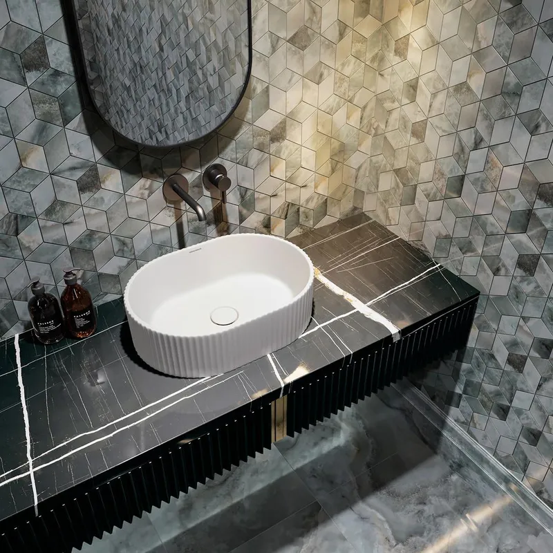 Раковина ARTBASIN Vento накладная 50, белая матовая