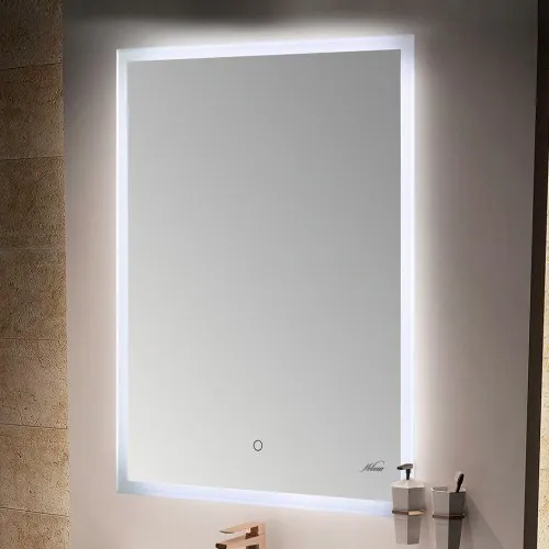 Зеркало с подсветкой Melana-6080, 60x80 см — прямой вид на изделие