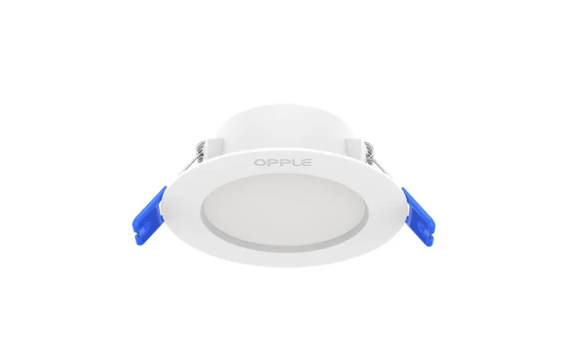 Светильник светодиодный точечный OPPLE Utility LED Downlight US R125-9W-4000-WH-GP встраиваемый — вид под углом