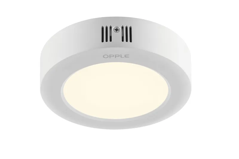 Светильник светодиодный точечный OPPLE LED Slim Downlight EcoMax II SM R150-12W-4000-WH накладной — вид под углом