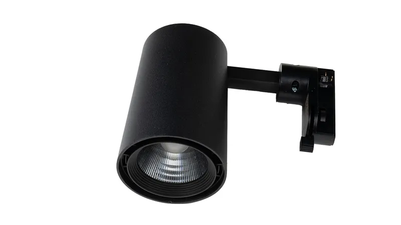 Светильник светодиодный трековый OPPLE LED Spotlight U3 Track 3 30W-4000-24D-BK-GP трехфазный, поворотный — вид под углом