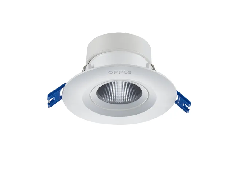 Светильник светодиодный точечный OPPLE US LED Spotlight RA-US R70-8W-3000-WH-GP поворотный — вид под углом