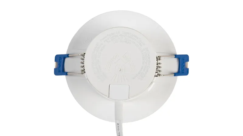 Светильник светодиодный точечный OPPLE US LED Spotlight RA-US R70-8W-4000-WH-GP поворотный — вид сверху на корпус
